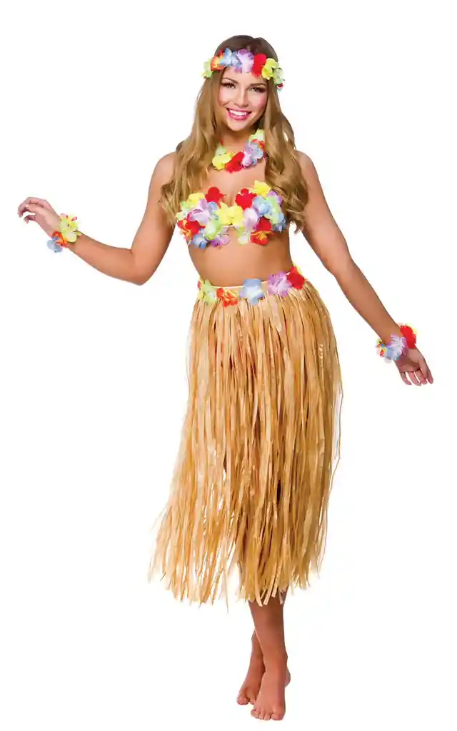 Disfraz Hawaiana Completo Halloween