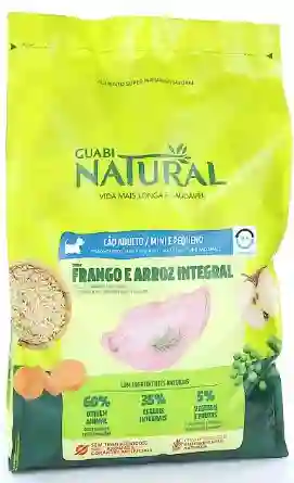 Guabi Natural Perro Adulto Raza Mini Y Pequeña Sabor Pollo Y Arroz Integral 1kg