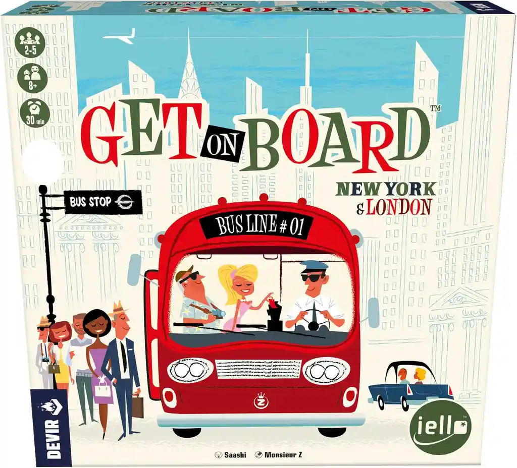 Juego De Mesa Get On Board Nueva York Y Londres Para Adultos