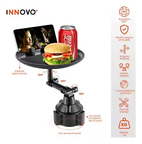 Holder Para Carro Soporte Para Celular Bandeja Universal