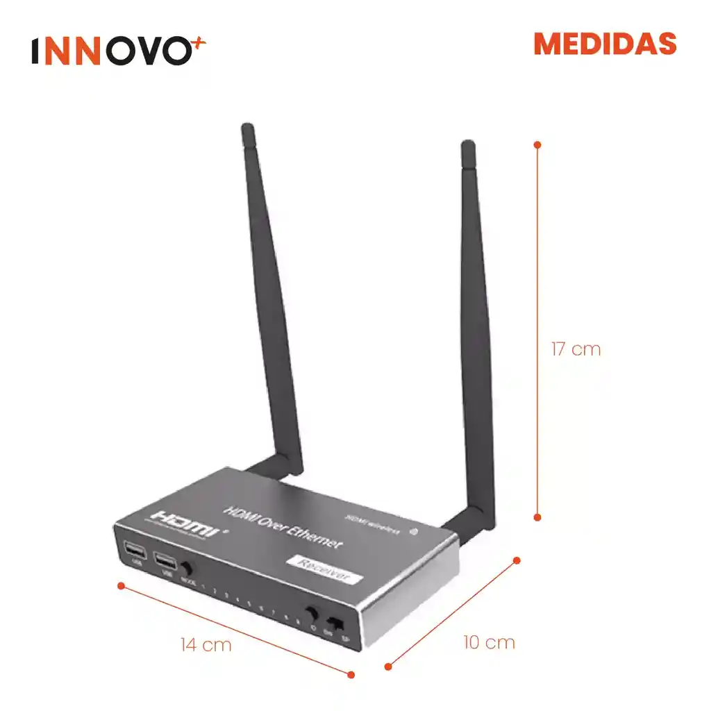 Transmisor Hdmi Inalámbrico Receptor Emisor 200 Metros 1 A 4