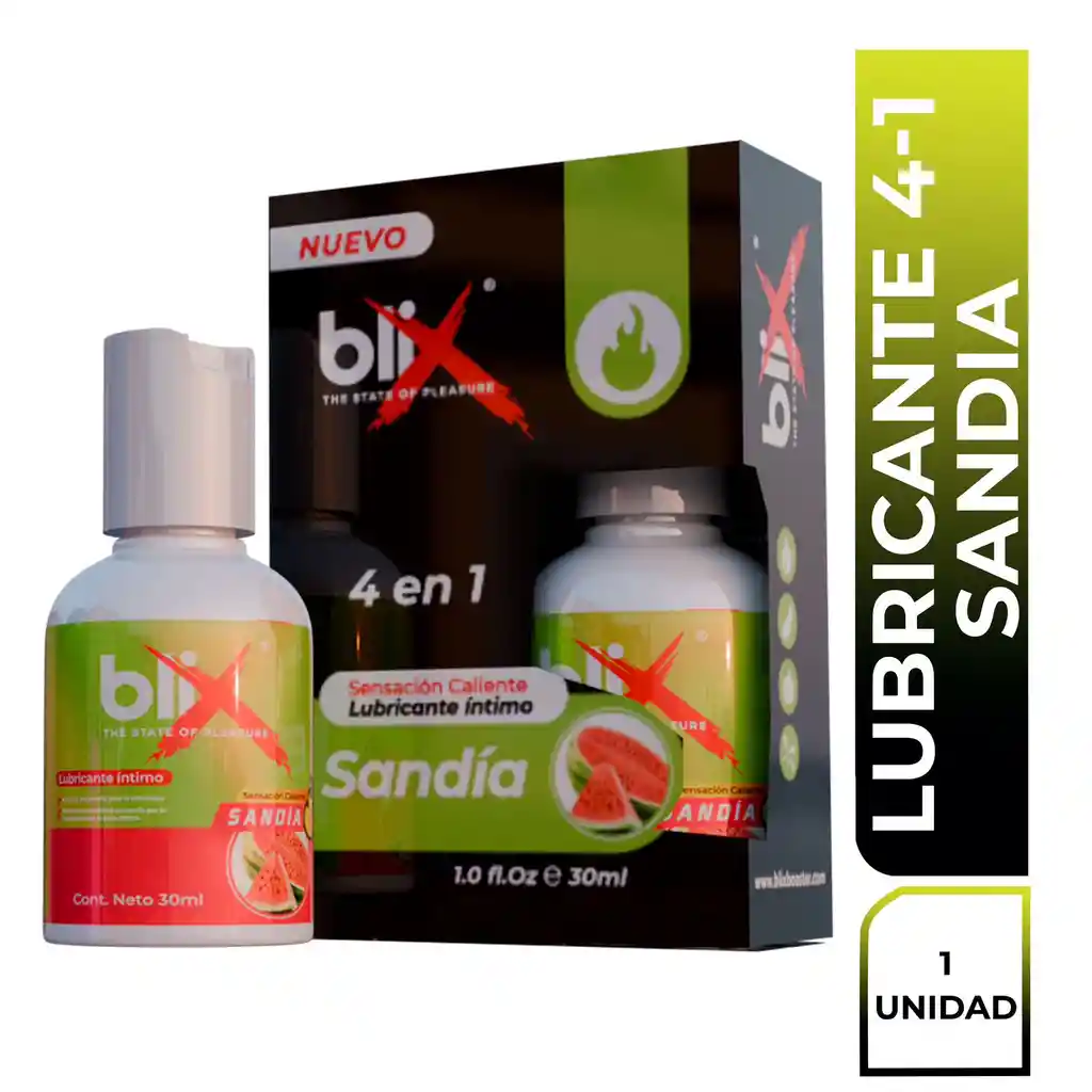 Lubricante Íntimo Sandía Sensación Caliente