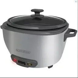 Olla Arrocera Black And Decker Rc5200m 20 Tazas Gris