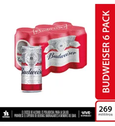 Budweiser Cerveza Lager Americana En Lata