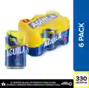 Aguila Cerveza Original 330 Ml Lata X 6