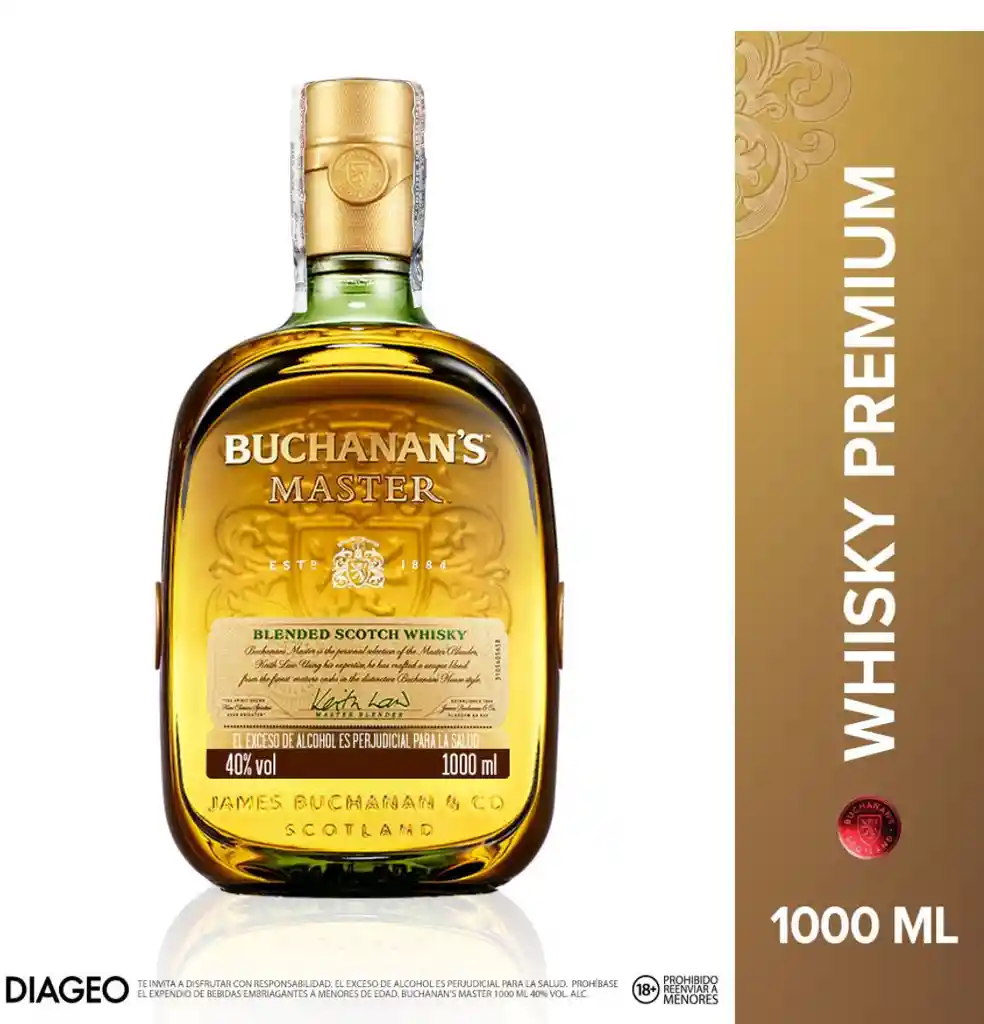 Buchanans Master Whisky Blended