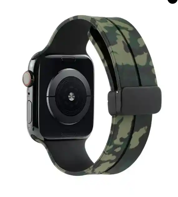 Pulso Apple Watch Verde Camuflado 42mm, 44mm, 45mm, 49mm