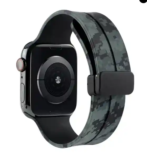 Pulso Apple Watch Gris Camuflado 42mm, 44mm, 45mm, 49mm