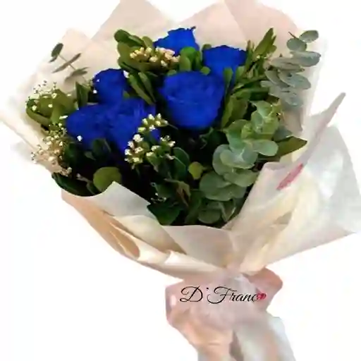 Bouquet De Rosas Azules Cali