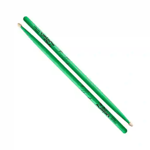 Baquetas Punta Madera Zildjian Z5aacdgg Acorn Neon Green
