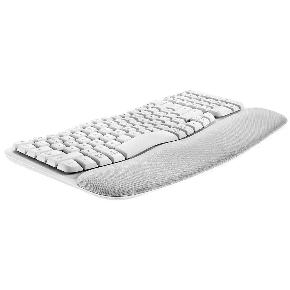 Teclado Inalámbrico Ergonómico Logitech Wave Keys Blanco (español)