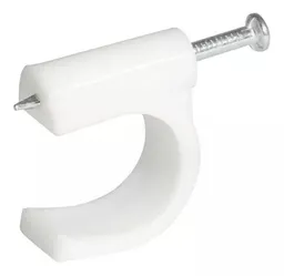 Grapa Coaxial N6 Mediana Blanca