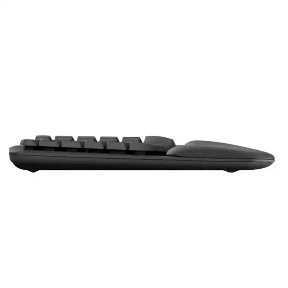 Teclado Inalámbrico Ergonómico Logitech Wave Keys Negro (español)