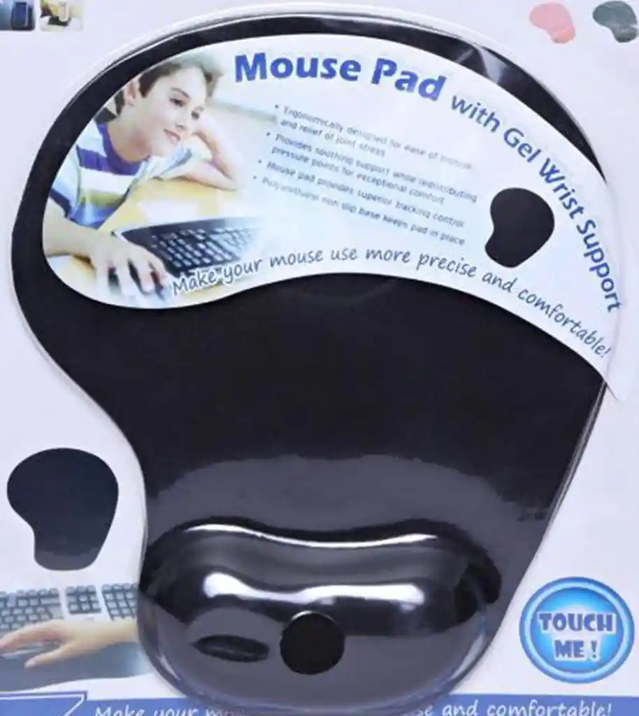 Pad Mause Tapete Apoyo Gel Para Muñeca Ergonomico