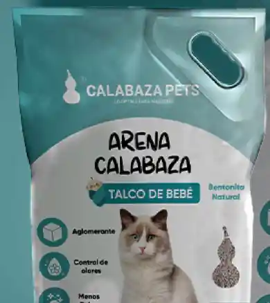 Arena Calabaza Pets 100% Talco De Bebe 4.5kg