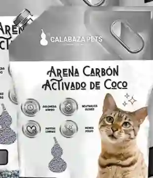 Arena De Carbon Activado De Coco Calabaza Pets 4.5kg