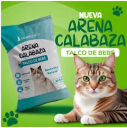 Arena Calabaza Pets 100% Bentonita 25kg Talco De Bebe