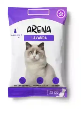 Arena Calabaza Pets 100% Bentonita 25kg Lavanda