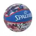 Balón Basketball Nba Spalding Baloncesto Graffiti #7 - Azul