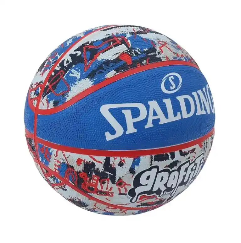 Balón Basketball Nba Spalding Baloncesto Graffiti #7 - Azul