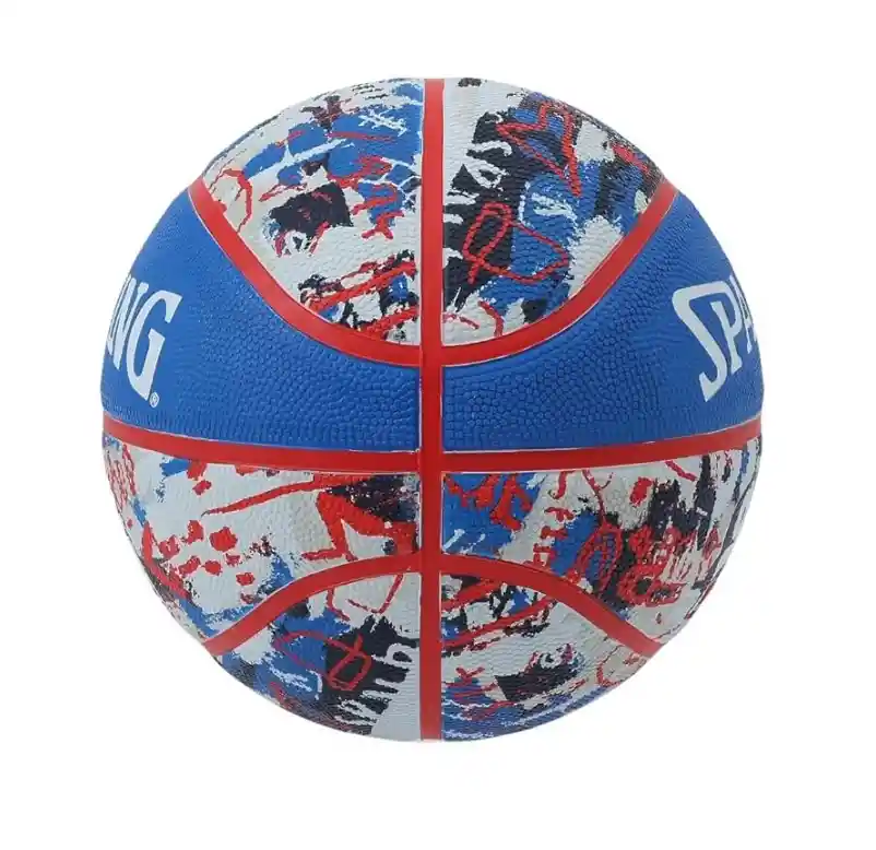 Balón Basketball Nba Spalding Baloncesto Graffiti #7 - Azul