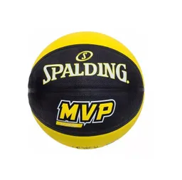 Balón Basketball Nba Spalding Baloncesto Mvp #7 Caucho - Amarillo