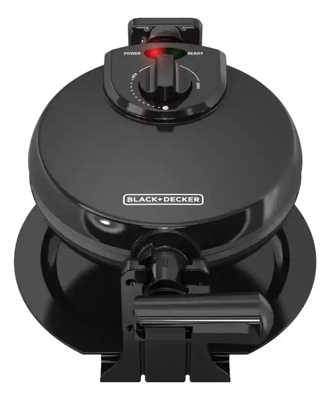 Waflera Black + Decker Estilo Belga Giratoria Antiadherente