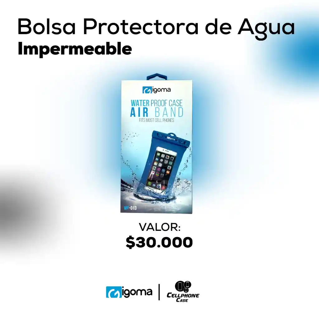 Bolsa Protectora De Agua Impermeable