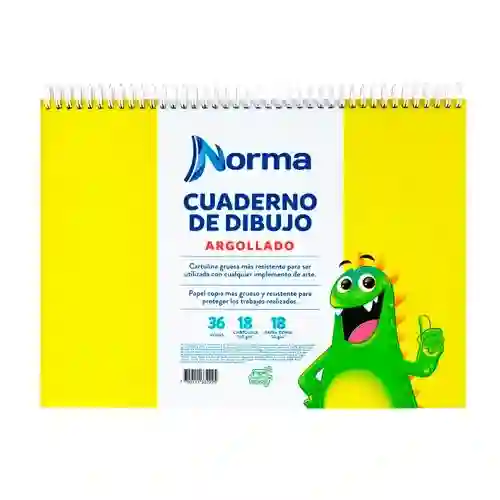 Cuaderno De Dibujo Norma X36 Hojas