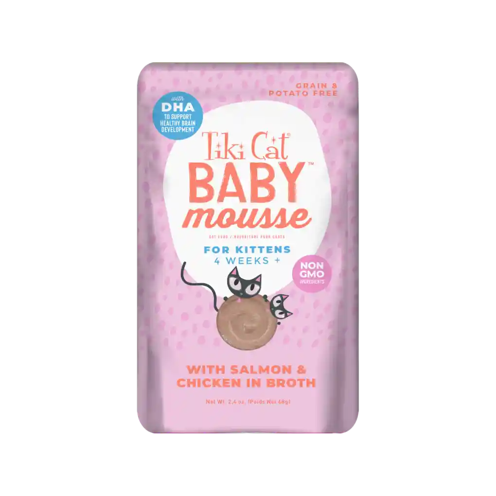 Tiki Cat Baby Mousse Salmón 80gr Pouch