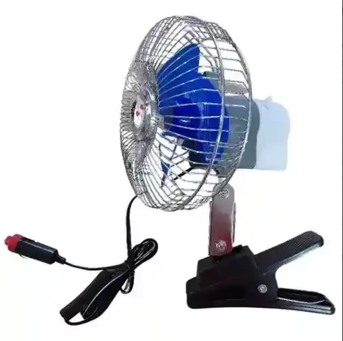 Ventilador Practico Para Carro 12 V Giratorio