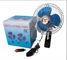 Ventilador Practico Para Carro 12 V Giratorio