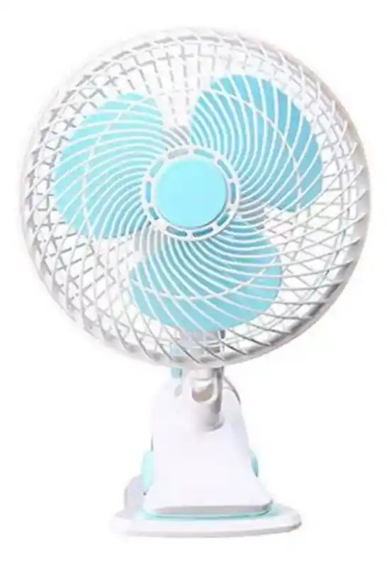 Ventilador Giratorio 8" Hj-180 Portátil Bebe Pinza