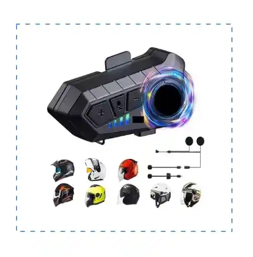 Intercomunicador Bluetooth Moto Kr-m1 : Comunicación Manos Libres En Movimiento