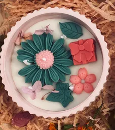 Vela Floral De Navidad