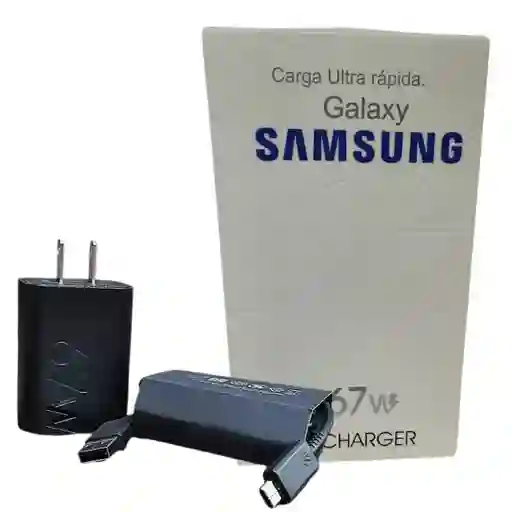 Cargador Ultra Rápido Samsung 67w Cable Usb - C