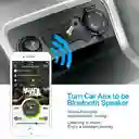 Adaptador Bluetooth Carro Audio Micrófono Manos Libres Recargable Seisa Bt-350