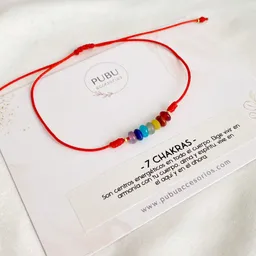 Pulsera 7 Chakras Piedra Picada