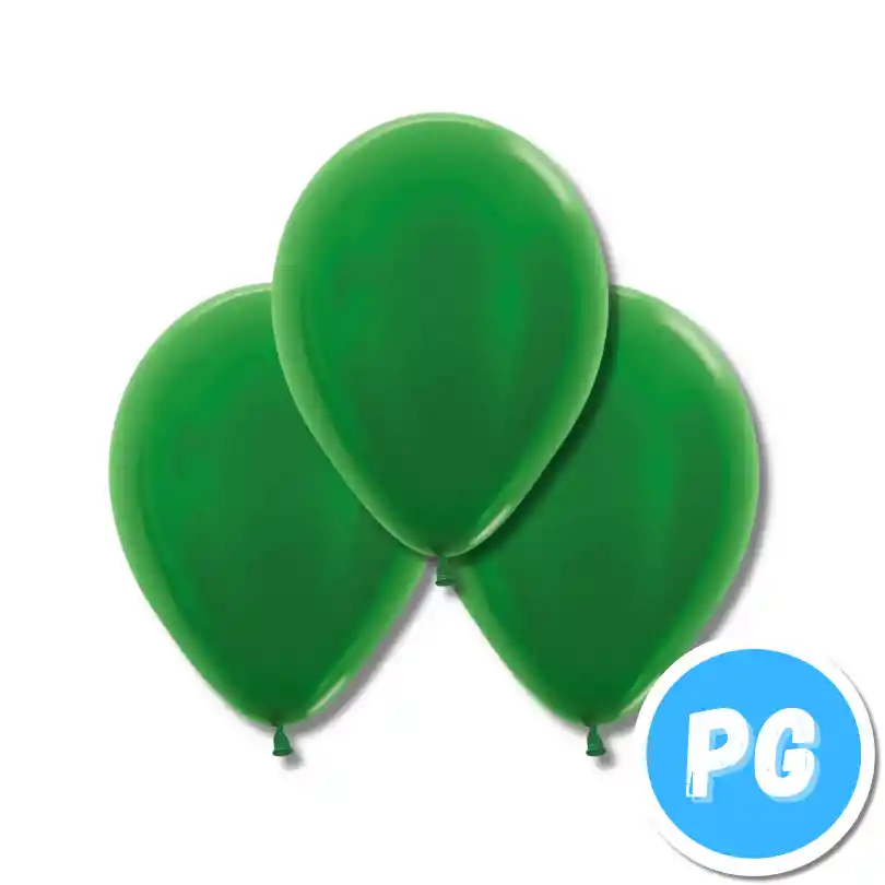 Paquete De Bomba Plastica R12 30cm X10 Unds Verde