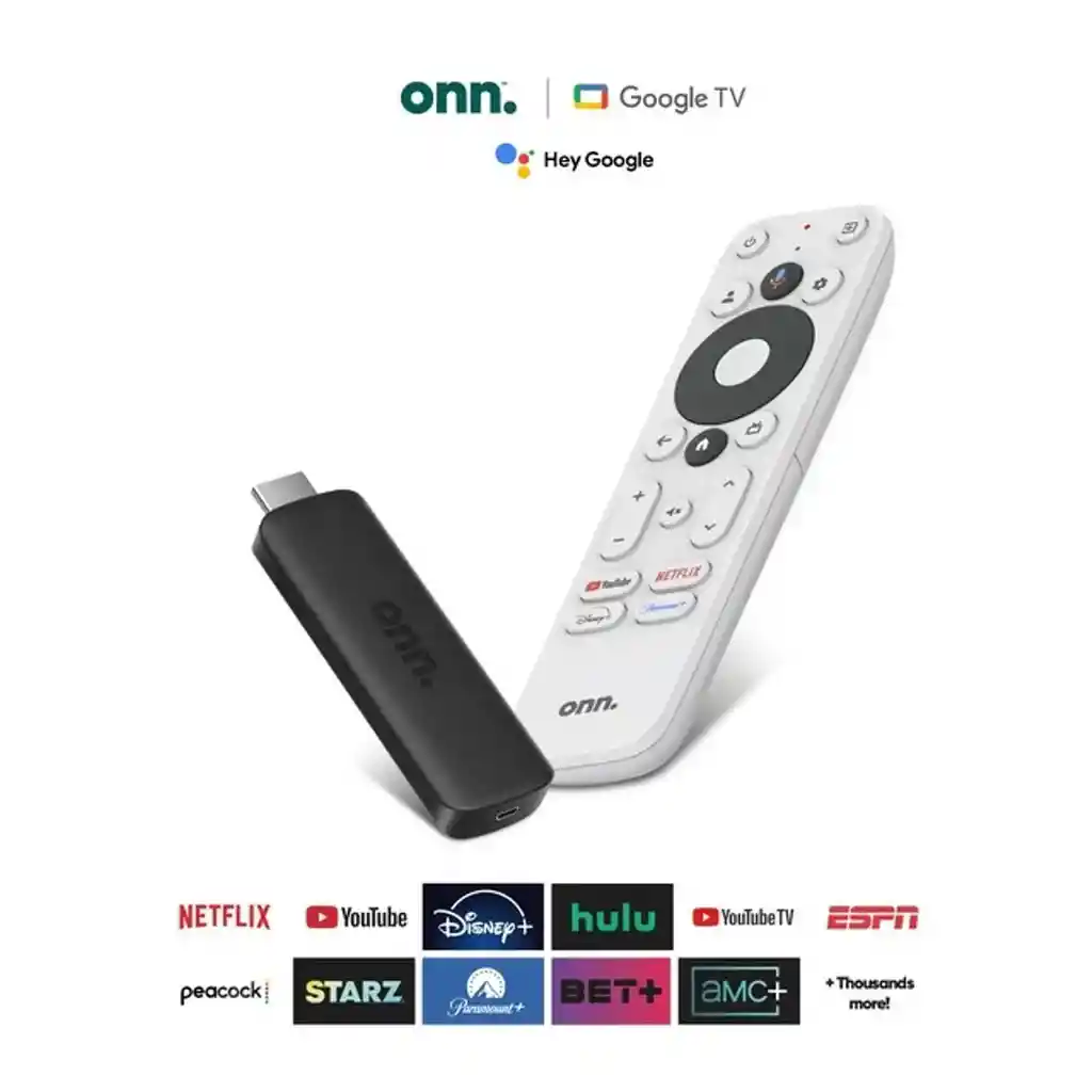 Watch Onn Full Hd Streaming Device Con Google Tv Control Remoto De Voz