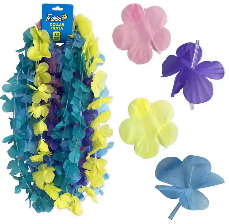 Collar Hawaiano, Colores Pasteles