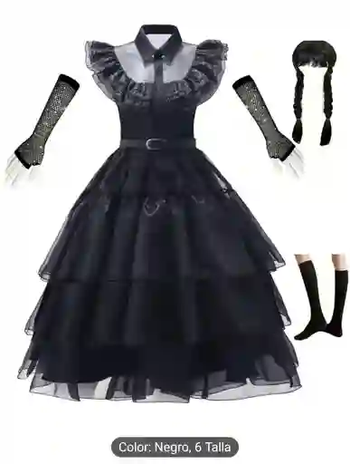 Disfraz De Merlina_talla 6-7