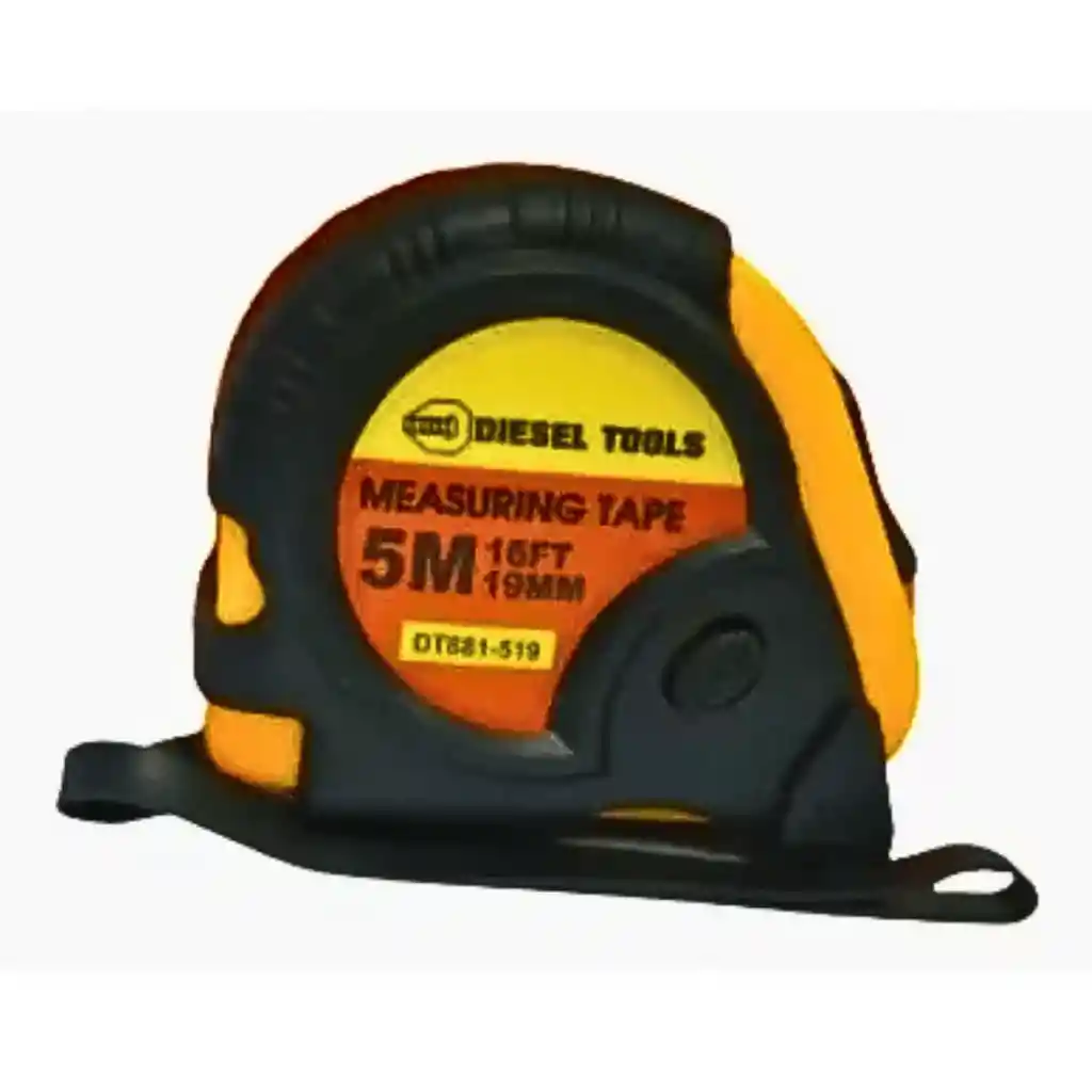 Cinta Metrica Flexometro Contra Impactos Diesel Tools De 5m Cinta 19 Mm/ 16ft