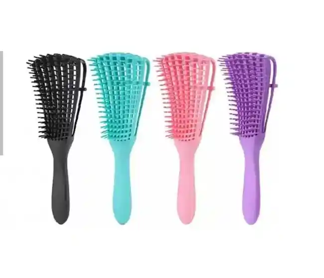Cepillo Desenredante Peine Anti Frizz Cabello Rizado