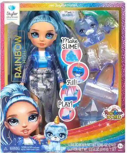 Rainbow High Muñeca Skyler Bradshaw Kit De Slime