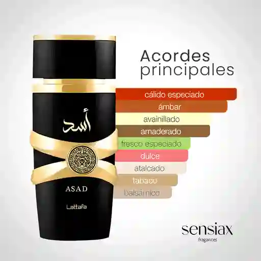 Perfume Asad Lattafa - Loción 100ml