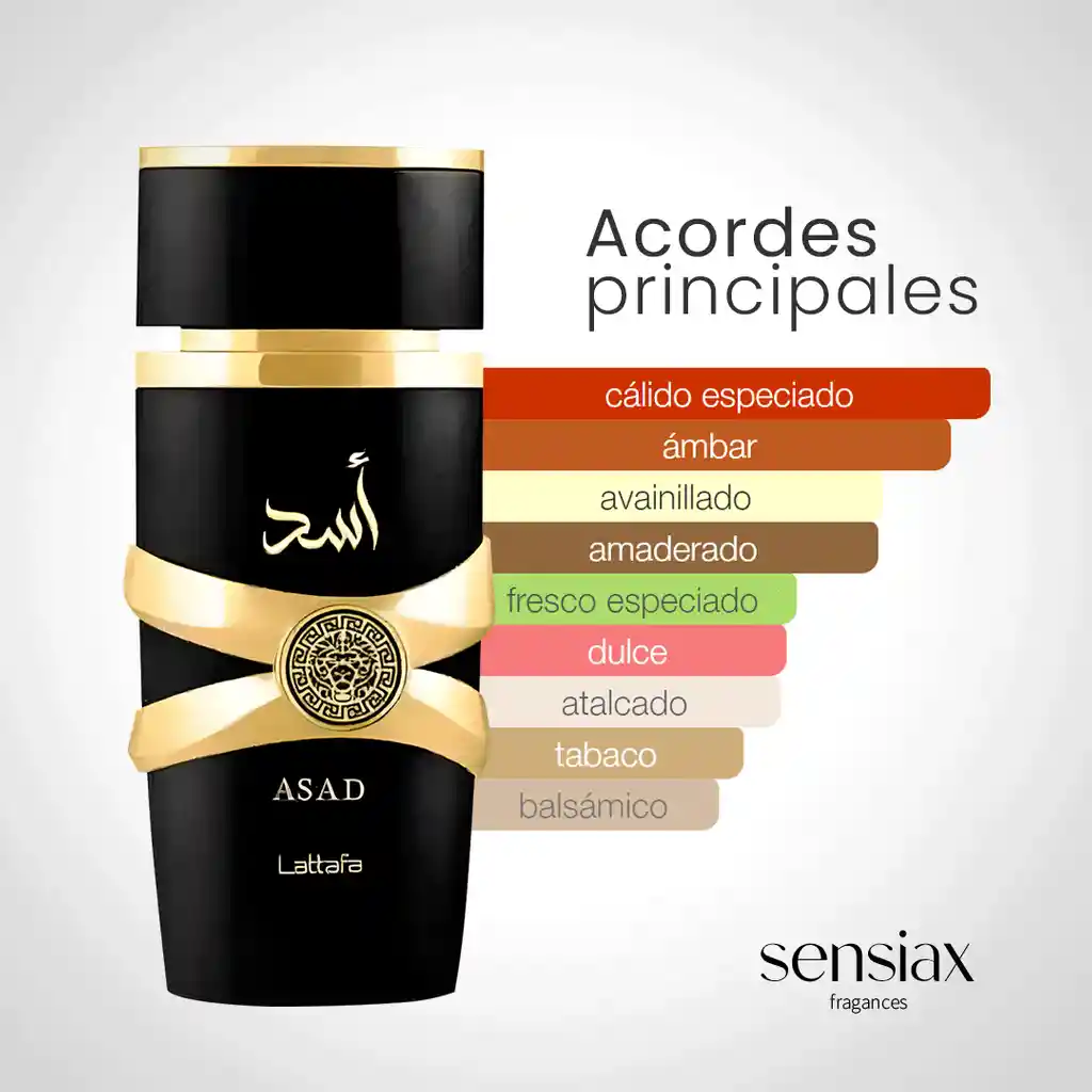 Perfume Asad Lattafa - Loción 100ml