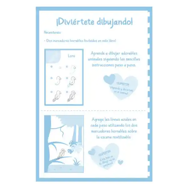 Libro Didactico Borrable Aprende A Dibujar Para Niños