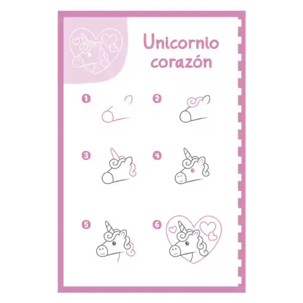 Libro Borrable Aprende A Dibujar Unicornios Para Niños