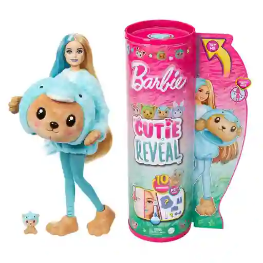 Barbie Cutie Reveal Series 6 Rubia Delfín Original